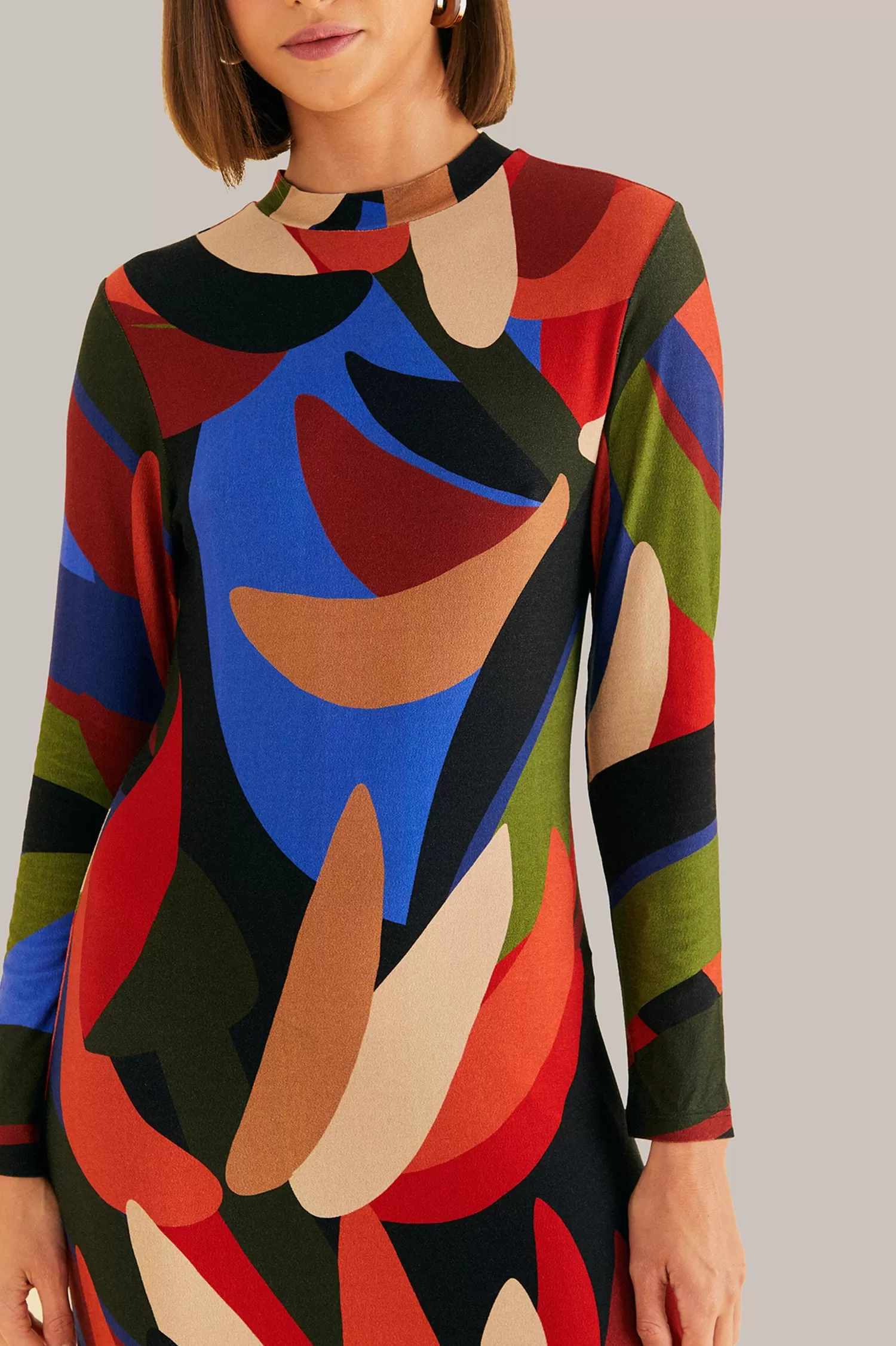 FARM Rio Midi Dresses^ MULTICOLOR GRAPHIC BANANAS LENZING™ ECOVERO™ VISCOSE MIDI DRESS