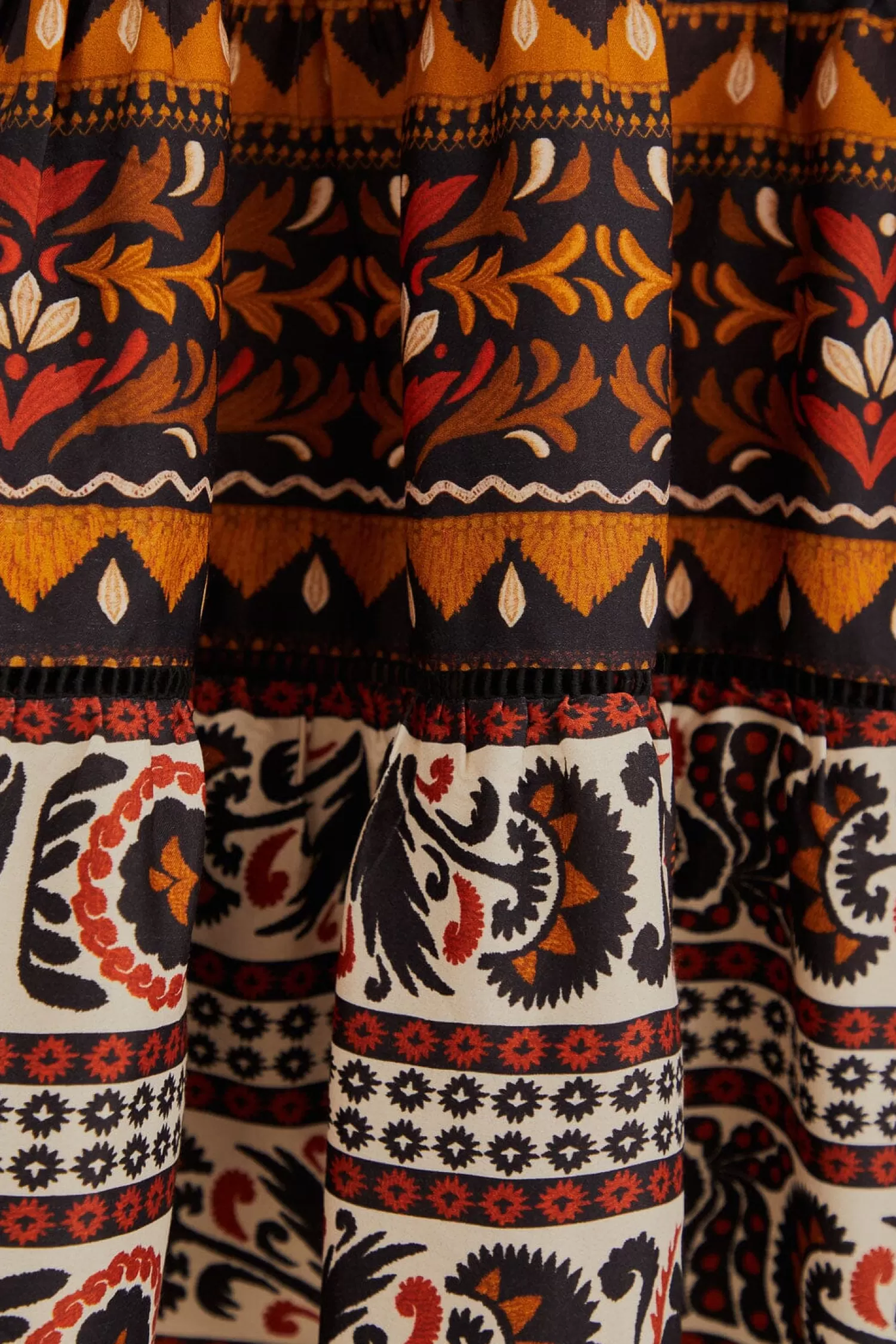 FARM Rio Midi Dresses^ MULTICOLOR TAPESTRY GARDEN HIGH NECK MIDI DRESS