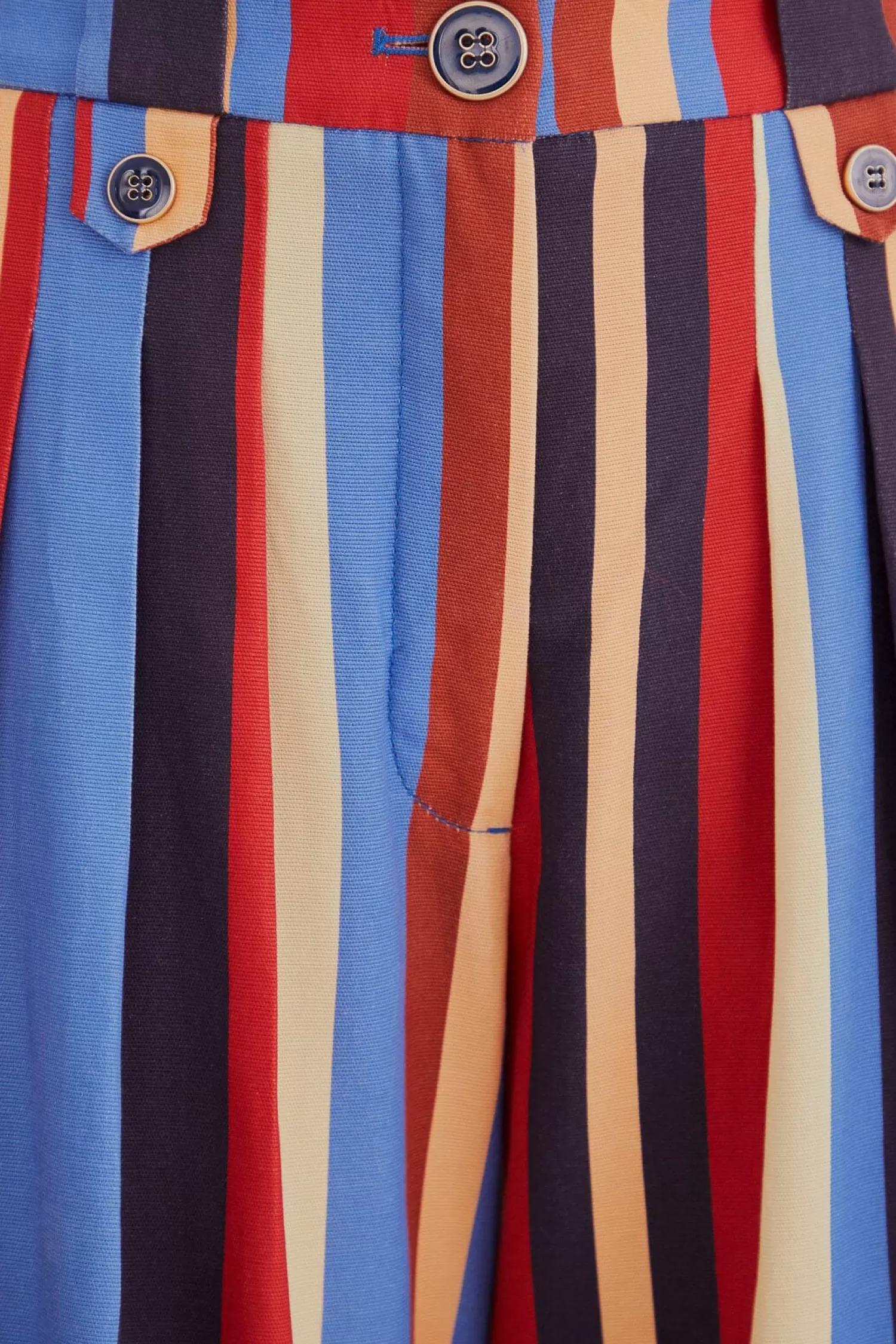 FARM Rio Pants^ MULTICOLOR WINTER STRIPES TAILORED PANTS