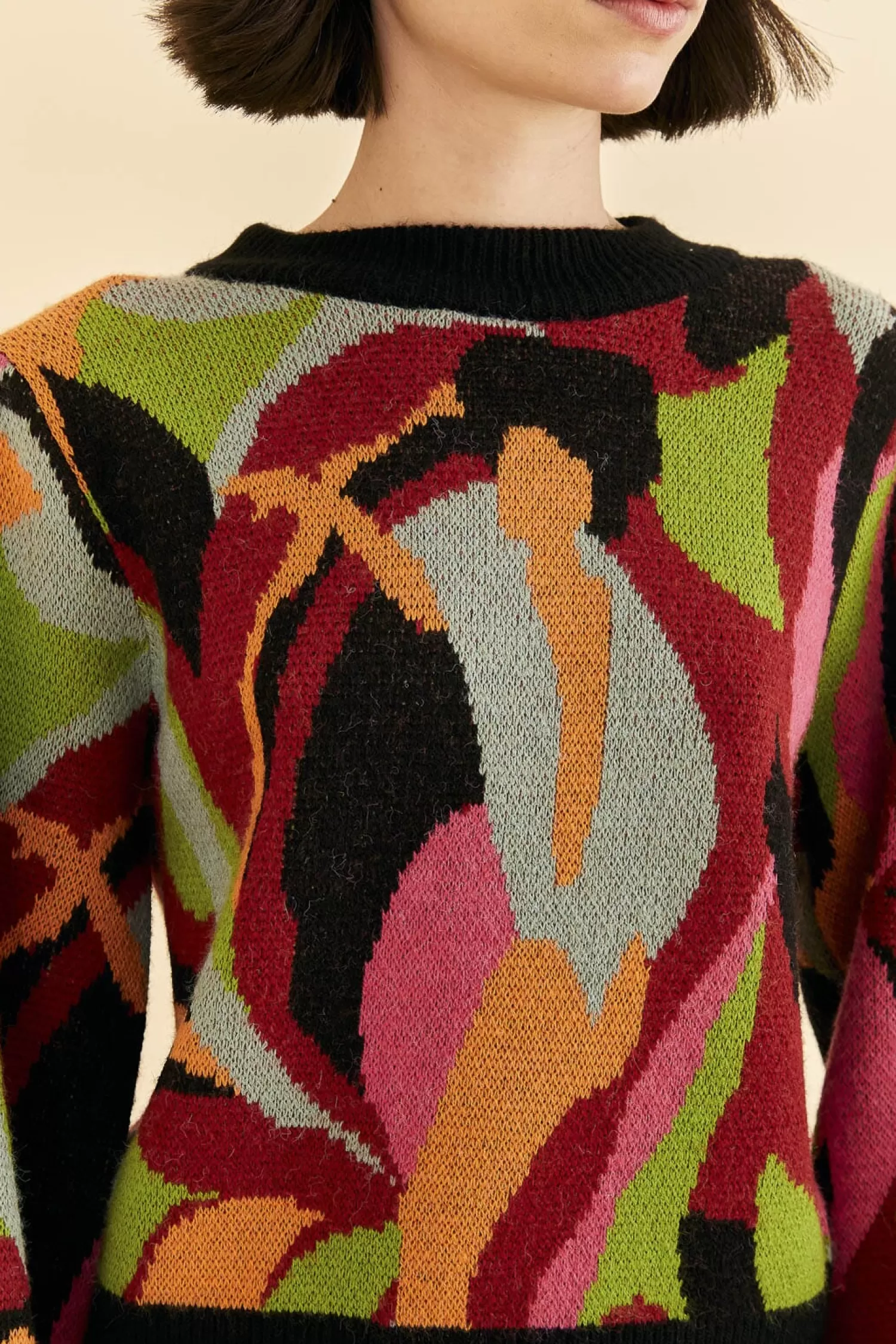FARM Rio Sweaters & Sweatshirts^ THE MULTICOLOR DANCE KNIT SWEATER