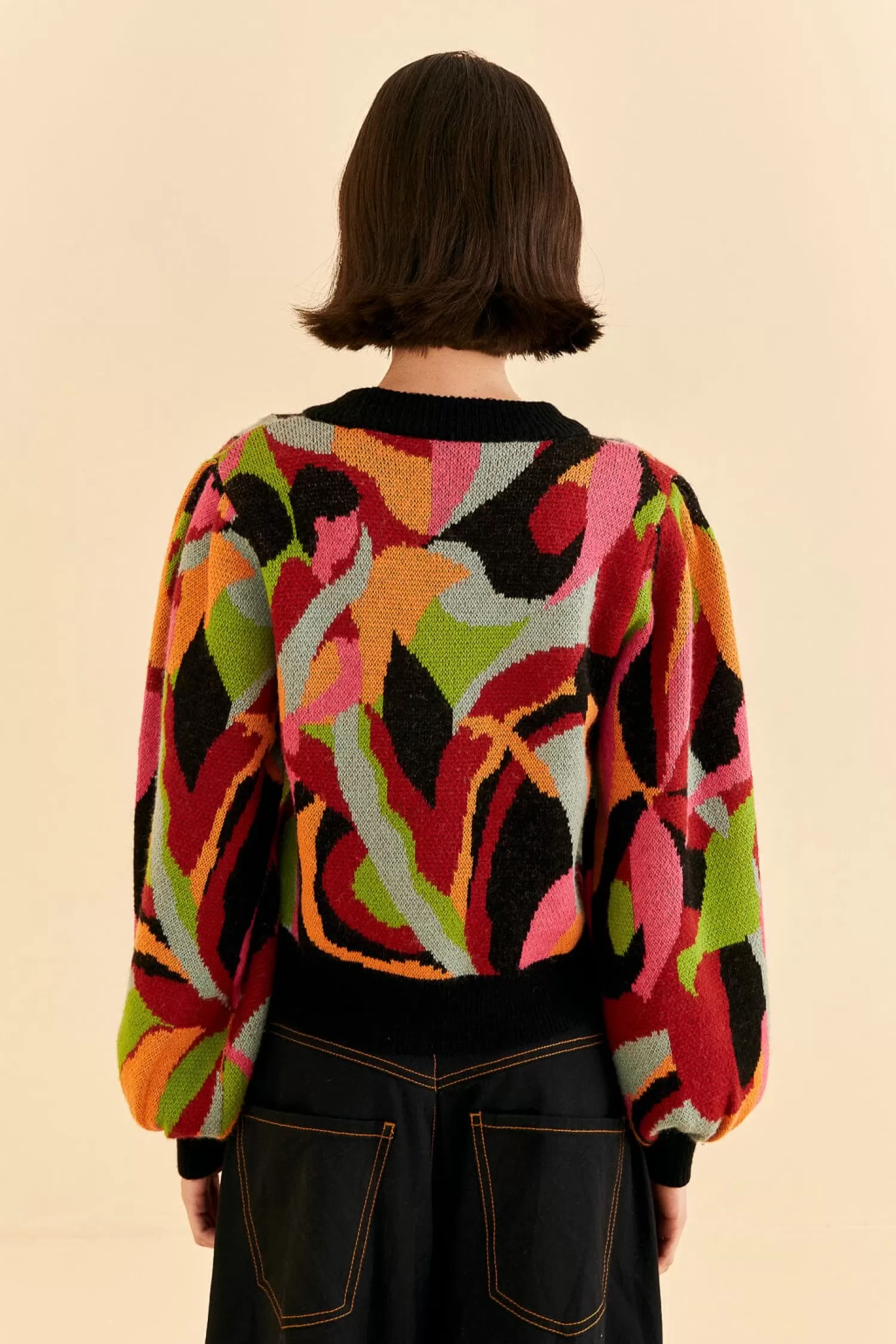 FARM Rio Sweaters & Sweatshirts^ THE MULTICOLOR DANCE KNIT SWEATER
