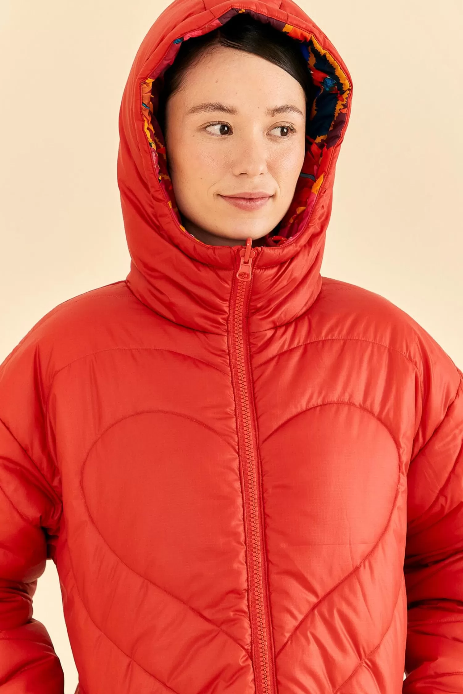 FARM Rio Puffer Jackets^ VINTAGE WAVE REVERSIBLE PUFFER JACKET