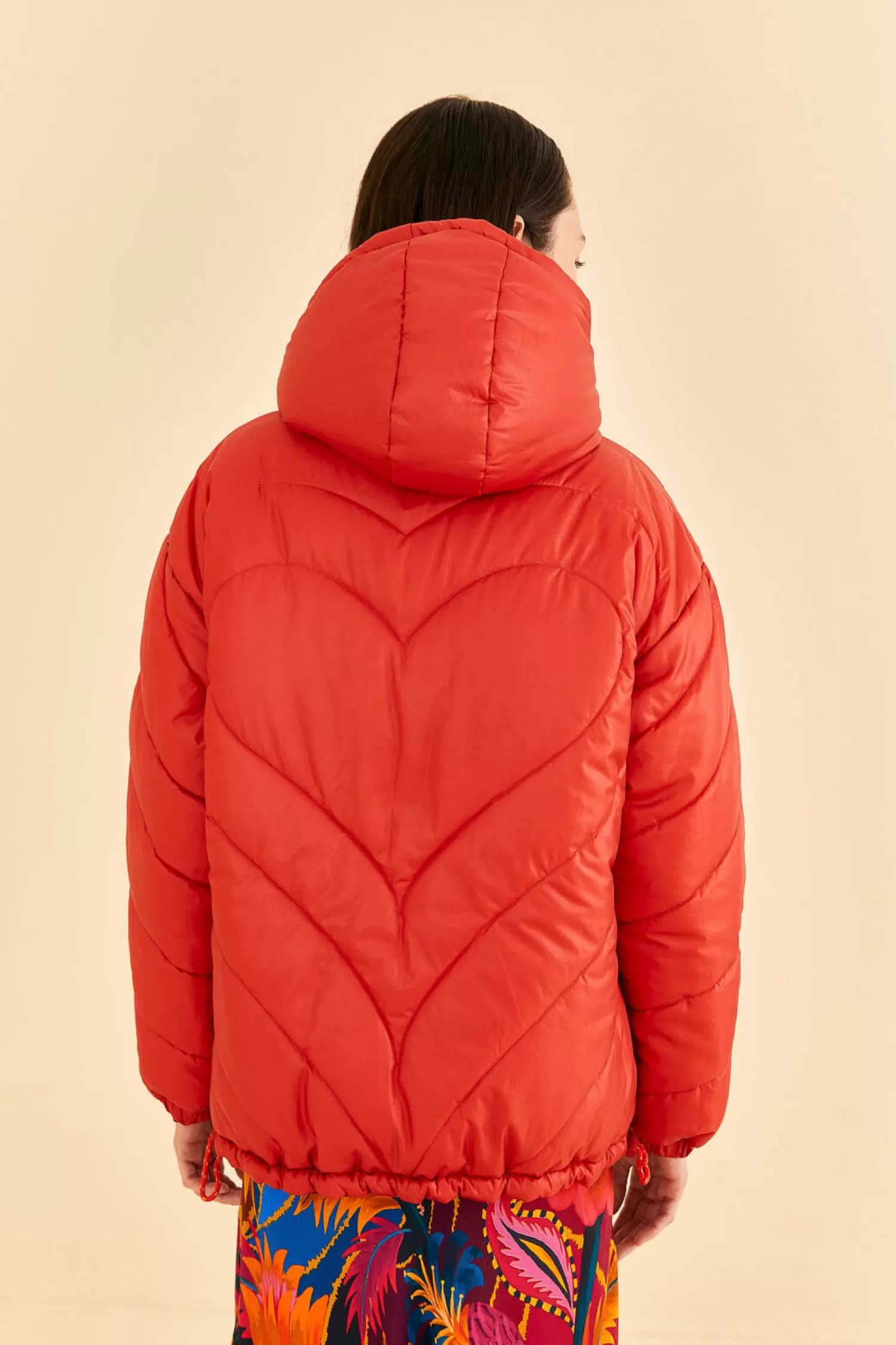 FARM Rio Puffer Jackets^ VINTAGE WAVE REVERSIBLE PUFFER JACKET