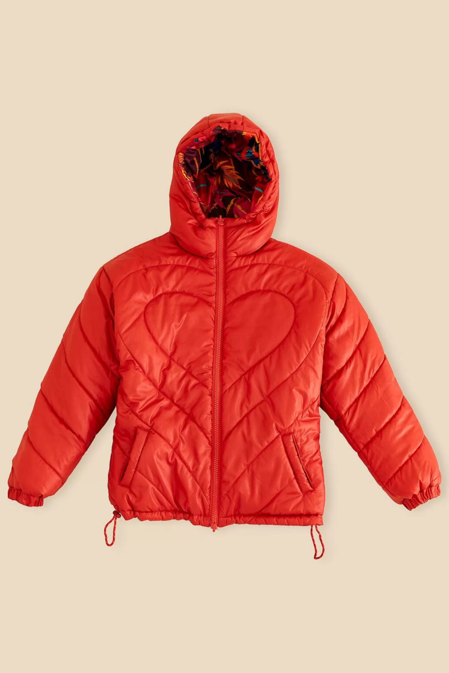 FARM Rio Puffer Jackets^ VINTAGE WAVE REVERSIBLE PUFFER JACKET